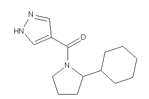 Image of (2-cyclohexylpyrrolidino)-(1H-pyrazol-4-yl)methanone