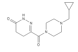 3-[4-(cyclopropylmethyl)piperazine-1-carbonyl]-4,5-dihydro-1H-pyridazin-6-one