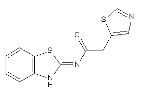N-(3H-1,3-benzothiazol-2-ylidene)-2-thiazol-5-yl-acetamide