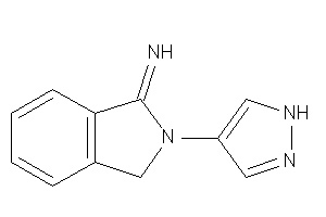[2-(1H-pyrazol-4-yl)isoindolin-1-ylidene]amine