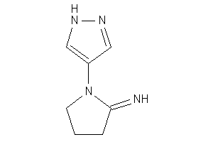 [1-(1H-pyrazol-4-yl)pyrrolidin-2-ylidene]amine