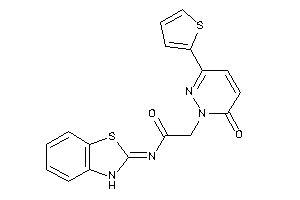 N-(3H-1,3-benzothiazol-2-ylidene)-2-[6-keto-3-(2-thienyl)pyridazin-1-yl]acetamide