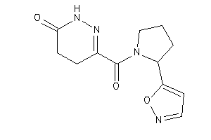 3-(2-isoxazol-5-ylpyrrolidine-1-carbonyl)-4,5-dihydro-1H-pyridazin-6-one