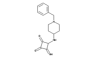 3-[(1-benzyl-4-piperidyl)amino]-4-imino-cyclobutane-1,2-quinone