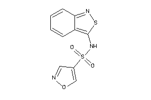 N-(2,1-benzothiazol-3-yl)isoxazole-4-sulfonamide
