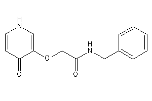 N-benzyl-2-[(4-keto-1H-pyridin-3-yl)oxy]acetamide