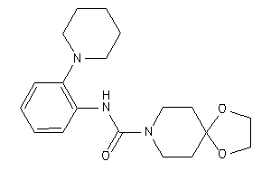 N-(2-piperidinophenyl)-1,4-dioxa-8-azaspiro[4.5]decane-8-carboxamide