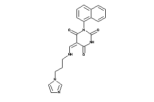 5-[(3-imidazol-1-ylpropylamino)methylene]-1-(1-naphthyl)barbituric Acid