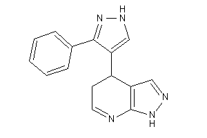 4-(3-phenyl-1H-pyrazol-4-yl)-4,5-dihydro-1H-pyrazolo[3,4-b]pyridine