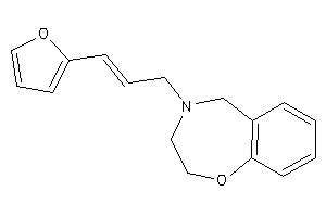 4-[3-(2-furyl)allyl]-3,5-dihydro-2H-1,4-benzoxazepine