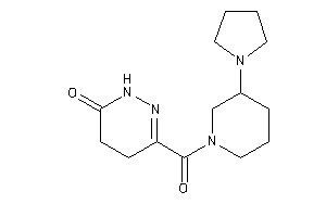 3-(3-pyrrolidinopiperidine-1-carbonyl)-4,5-dihydro-1H-pyridazin-6-one