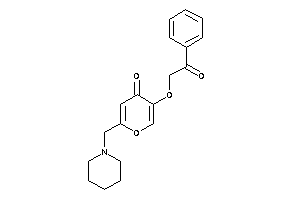 5-phenacyloxy-2-(piperidinomethyl)pyran-4-one