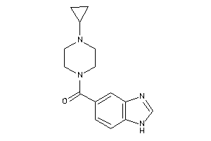 1H-benzimidazol-5-yl-(4-cyclopropylpiperazino)methanone