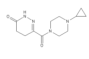 3-(4-cyclopropylpiperazine-1-carbonyl)-4,5-dihydro-1H-pyridazin-6-one