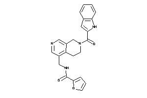 N-[[7-(1H-indole-2-carbonyl)-6,8-dihydro-5H-2,7-naphthyridin-4-yl]methyl]-2-furamide