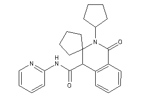2-cyclopentyl-1-keto-N-(2-pyridyl)spiro[4H-isoquinoline-3,1'-cyclopentane]-4-carboxamide