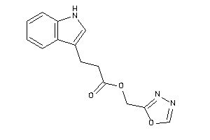 3-(1H-indol-3-yl)propionic Acid 1,3,4-oxadiazol-2-ylmethyl Ester