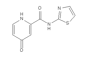 Image of 4-keto-N-thiazol-2-yl-1H-pyridine-2-carboxamide