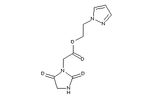 Image of 2-(2,5-diketoimidazolidin-1-yl)acetic Acid 2-pyrazol-1-ylethyl Ester