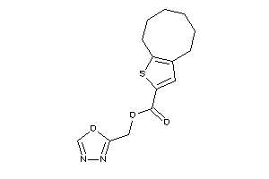 4,5,6,7,8,9-hexahydrocycloocta[b]thiophene-2-carboxylic Acid 1,3,4-oxadiazol-2-ylmethyl Ester