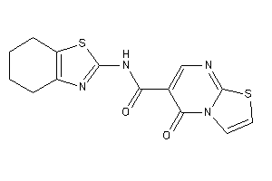 Image of 5-keto-N-(4,5,6,7-tetrahydro-1,3-benzothiazol-2-yl)thiazolo[3,2-a]pyrimidine-6-carboxamide