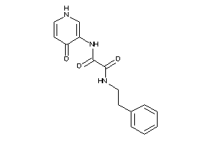 N'-(4-keto-1H-pyridin-3-yl)-N-phenethyl-oxamide