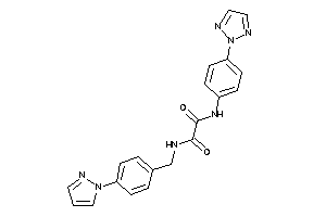 N-(4-pyrazol-1-ylbenzyl)-N'-[4-(triazol-2-yl)phenyl]oxamide