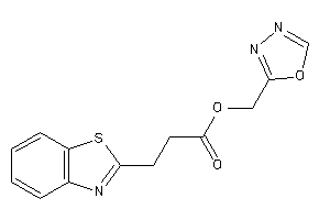 3-(1,3-benzothiazol-2-yl)propionic Acid 1,3,4-oxadiazol-2-ylmethyl Ester