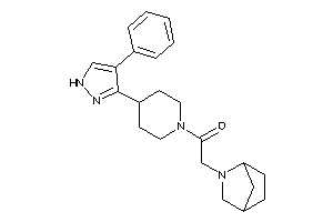 2-(5-azabicyclo[2.2.1]heptan-5-yl)-1-[4-(4-phenyl-1H-pyrazol-3-yl)piperidino]ethanone