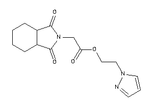 2-(1,3-diketo-3a,4,5,6,7,7a-hexahydroisoindol-2-yl)acetic Acid 2-pyrazol-1-ylethyl Ester