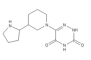 6-(3-pyrrolidin-2-ylpiperidino)-2H-1,2,4-triazine-3,5-quinone