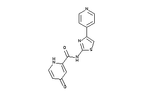 4-keto-N-[4-(4-pyridyl)thiazol-2-yl]-1H-pyridine-2-carboxamide