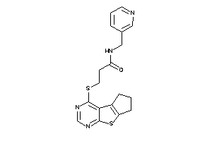 N-(3-pyridylmethyl)-3-(BLAHylthio)propionamide