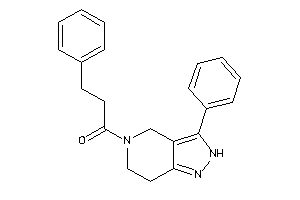 3-phenyl-1-(3-phenyl-2,4,6,7-tetrahydropyrazolo[4,3-c]pyridin-5-yl)propan-1-one