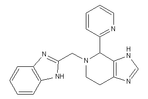 5-(1H-benzimidazol-2-ylmethyl)-4-(2-pyridyl)-3,4,6,7-tetrahydroimidazo[4,5-c]pyridine