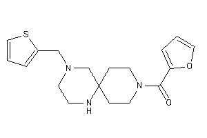 Image of 2-furyl-[10-(2-thenyl)-3,7,10-triazaspiro[5.5]undecan-3-yl]methanone