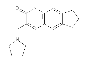 3-(pyrrolidinomethyl)-1,6,7,8-tetrahydrocyclopenta[g]quinolin-2-one