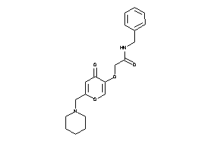 N-benzyl-2-[4-keto-6-(piperidinomethyl)pyran-3-yl]oxy-acetamide