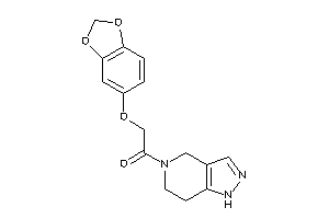2-(1,3-benzodioxol-5-yloxy)-1-(1,4,6,7-tetrahydropyrazolo[4,3-c]pyridin-5-yl)ethanone
