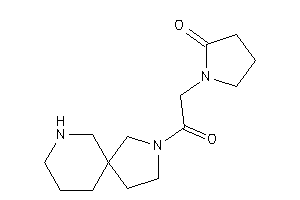 1-[2-(3,7-diazaspiro[4.5]decan-3-yl)-2-keto-ethyl]-2-pyrrolidone