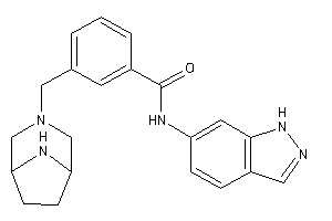 3-(3,8-diazabicyclo[3.2.1]octan-3-ylmethyl)-N-(1H-indazol-6-yl)benzamide