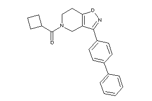 Cyclobutyl-[3-(4-phenylphenyl)-6,7-dihydro-4H-isoxazolo[4,5-c]pyridin-5-yl]methanone