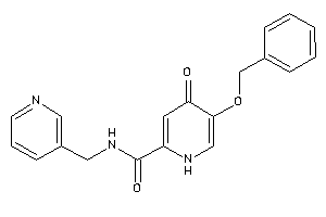 5-benzoxy-4-keto-N-(3-pyridylmethyl)-1H-pyridine-2-carboxamide