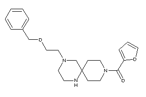 Image of [10-(2-benzoxyethyl)-3,7,10-triazaspiro[5.5]undecan-3-yl]-(2-furyl)methanone
