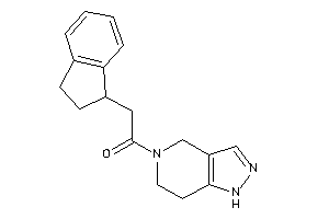 Image of 2-indan-1-yl-1-(1,4,6,7-tetrahydropyrazolo[4,3-c]pyridin-5-yl)ethanone