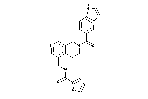 N-[[7-(1H-indole-5-carbonyl)-6,8-dihydro-5H-2,7-naphthyridin-4-yl]methyl]-2-furamide