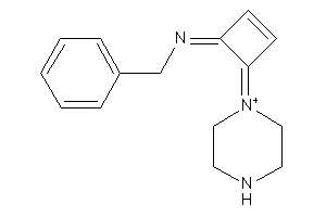 Image of Benzyl-(4-piperazin-1-ium-1-ylidenecyclobut-2-en-1-ylidene)amine