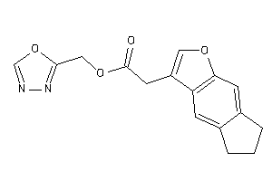 2-(6,7-dihydro-5H-cyclopenta[f]benzofuran-3-yl)acetic Acid 1,3,4-oxadiazol-2-ylmethyl Ester