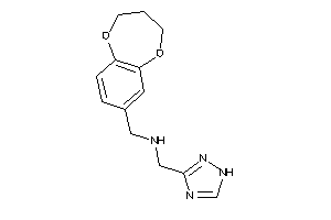 3,4-dihydro-2H-1,5-benzodioxepin-7-ylmethyl(1H-1,2,4-triazol-3-ylmethyl)amine