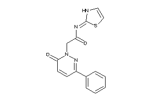 2-(6-keto-3-phenyl-pyridazin-1-yl)-N-(4-thiazolin-2-ylidene)acetamide